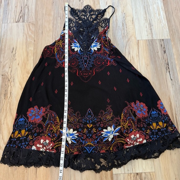 Free People Who's Sorry Now Slip Dress Size Medium - Picture 9 of 12
